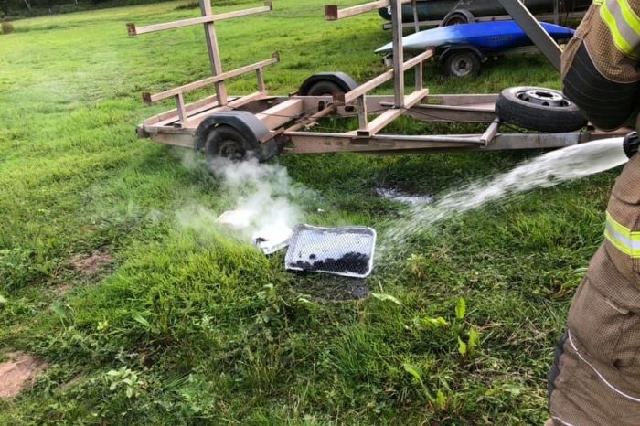 Fire crew called to unattended barbecue