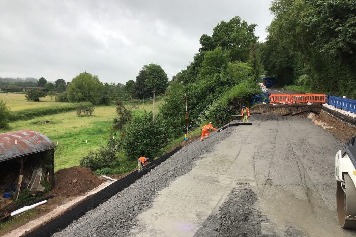 Update on the work on the B4224 Fownhope