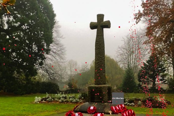 Ross-on-Wye Marks Remembrance Day with Augmented Reality