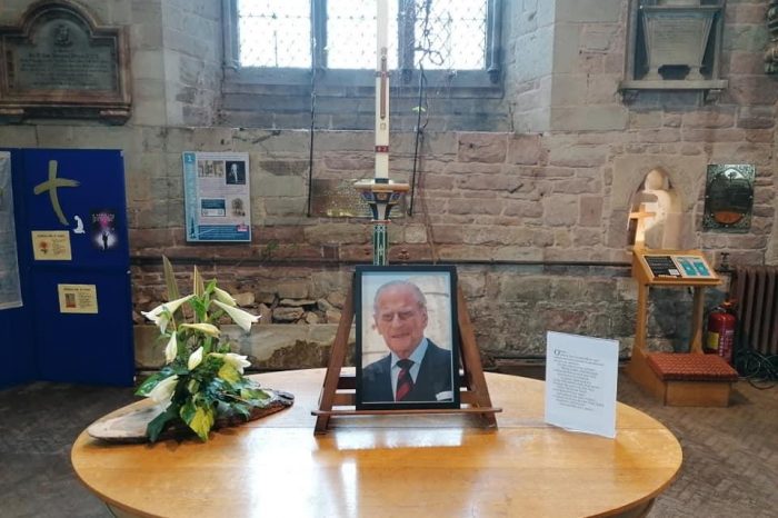 St Mary’s Church is open for those who wish to remember HRH The Duke of Edinburgh
