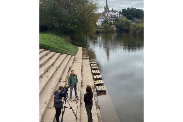 River Wye pollution back in the media spotlight as ITV cameras visit Ross-on-Wye
