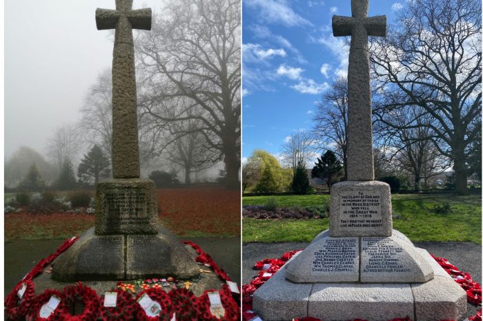 Ross-on-Wye war memorial refurbished thanks to funding boost