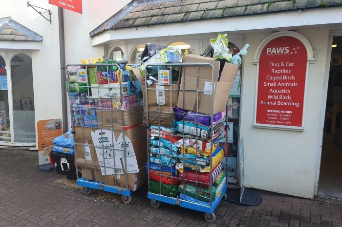 Over £2000 worth of items donated to help Ukrainian pets