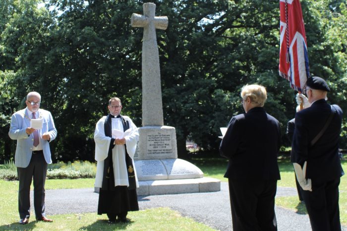 Rededication of Ross-on-Wye War Memorial takes place