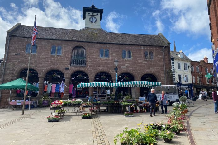 Helping to make the Ross-on-Wye weekly market to thrive