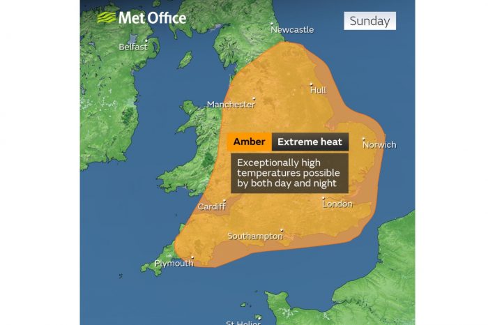 Met Office issue weather warning for extreme heat