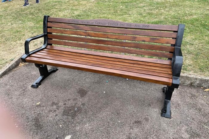 Family issue thanks after vandalised memorial bench is repaired