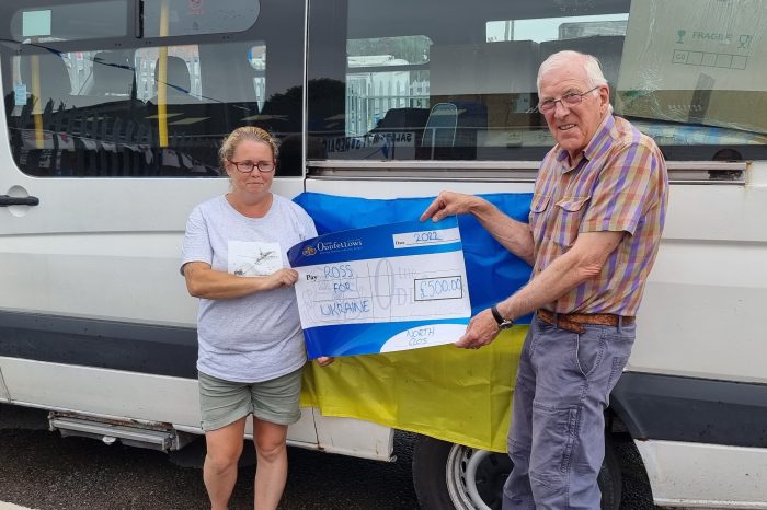 Local group helps friends in need with £4000 DEC Ukraine donation