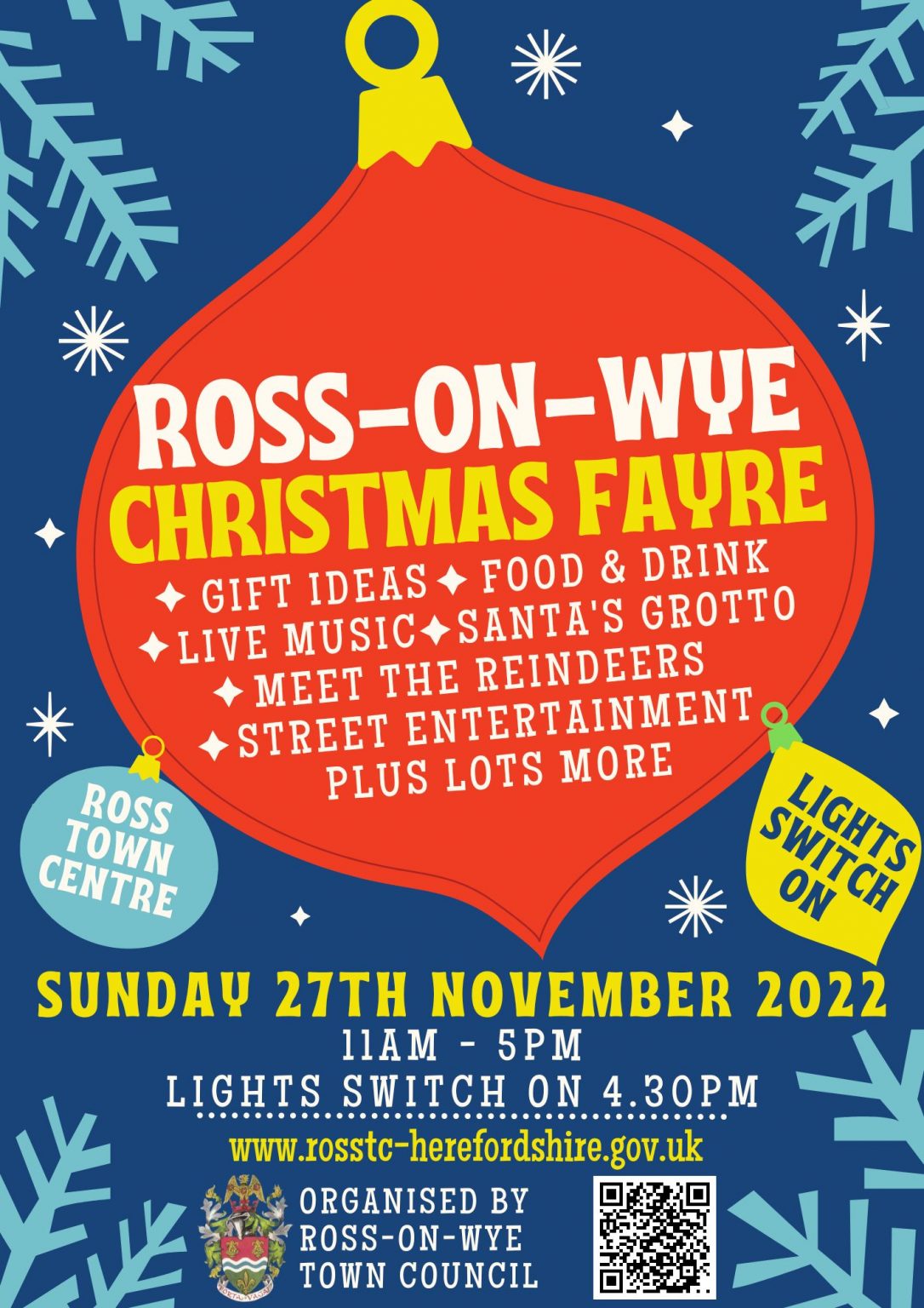 Special Guest announced for this year’s RossonWye Christmas Fayre
