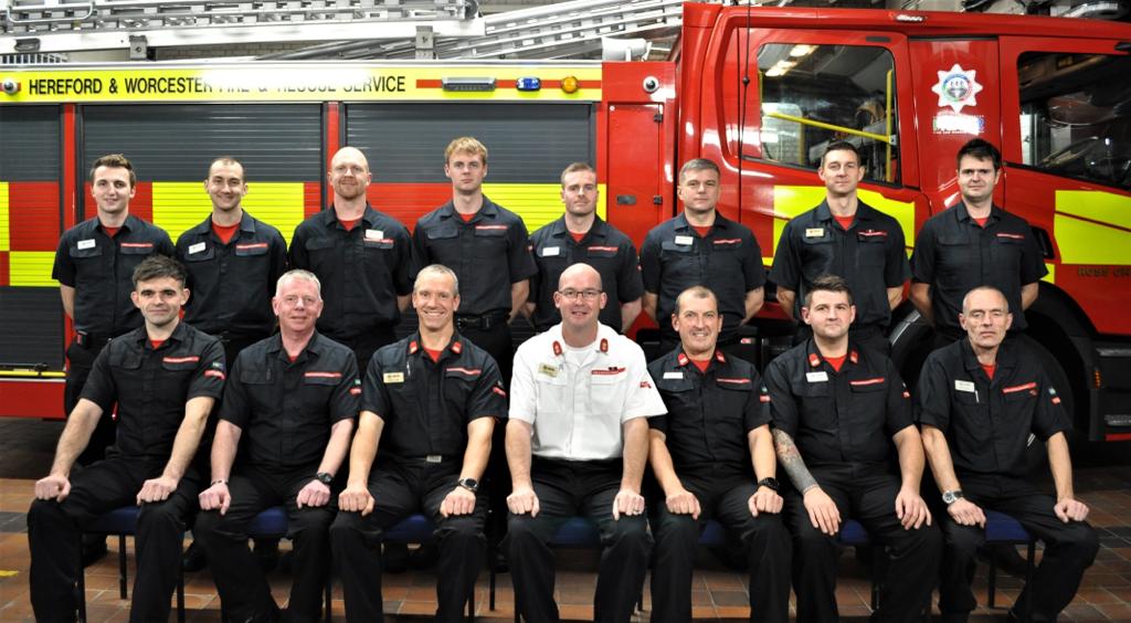 RossonWye Fire Station take part in Movember